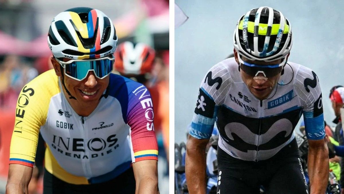 Egan Bernal y Einer Rubio