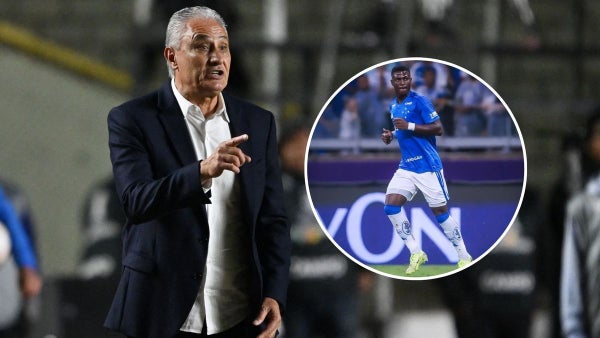 Neyser Villarreal lloró en el banco de suplentes del Cruzeiro: Tite lo defiende