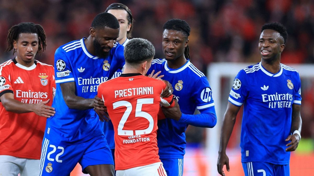 Gianluca Prestianni, jugador del Benfica.