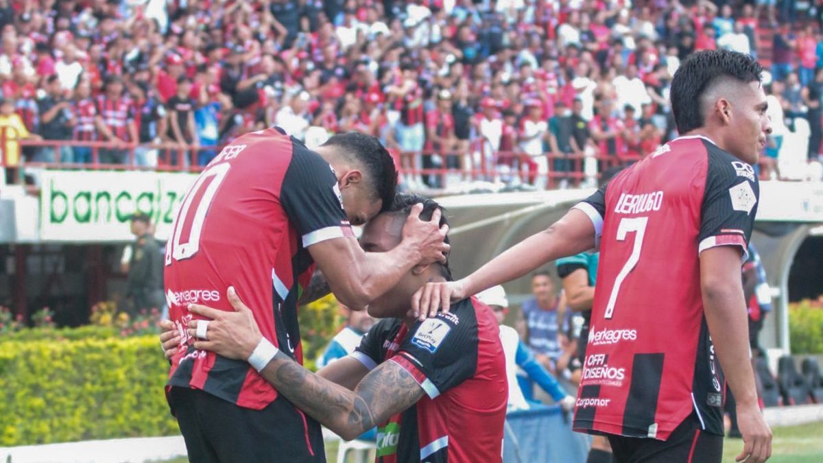 Tabla del descenso luego de la primera victoria de Cúcuta