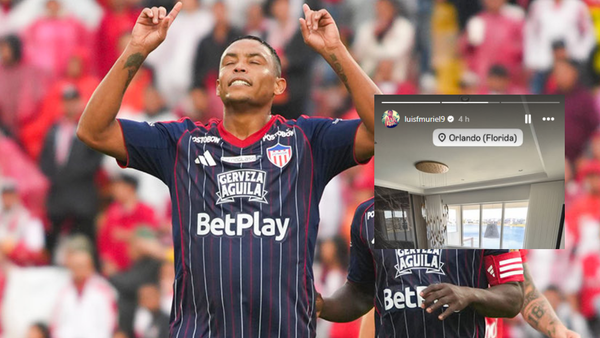 Muriel se fue de Junior tras la derrota y aterrizó en Orlando