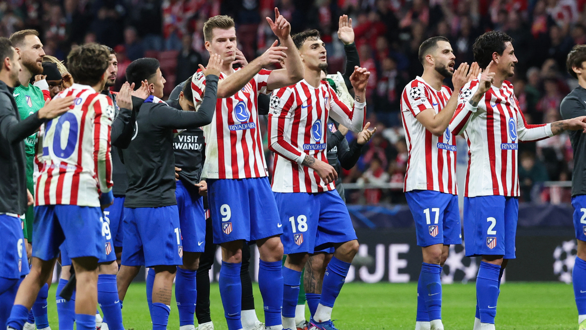 Atlético Madrid goleó a Brujas y clasificó a los octavos de final de la Champions League