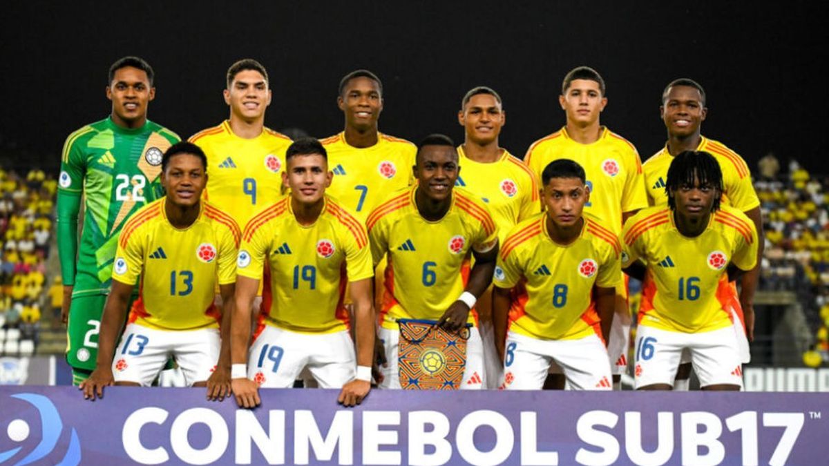 La Selección Colombia sub 17 perdió ante Brasil