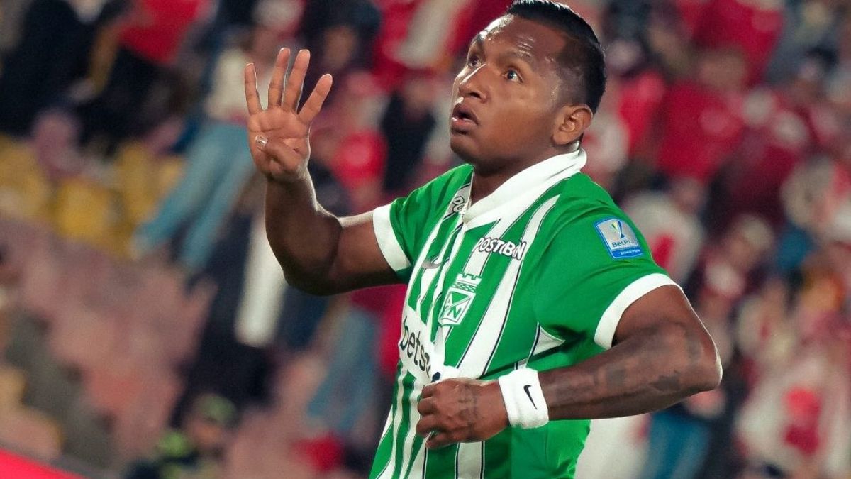 Alfredo Morelos, jugador de Atlético Nacional.