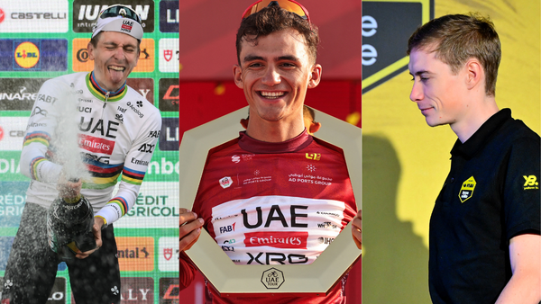 Isaac del Toro ayuda a Pogacar y le da golpe a Vingegaard