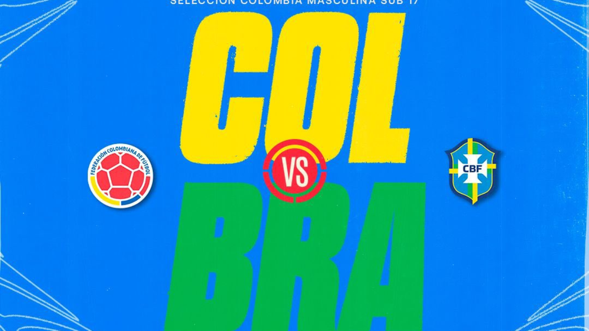 Así podrá ver en vivo el partido entre Colombia vs Brasil Sub 17