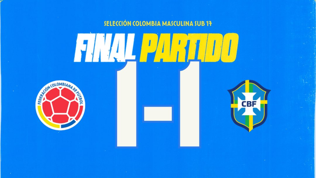 La Selección Colombia termina sus amistosos con Brasil con empate