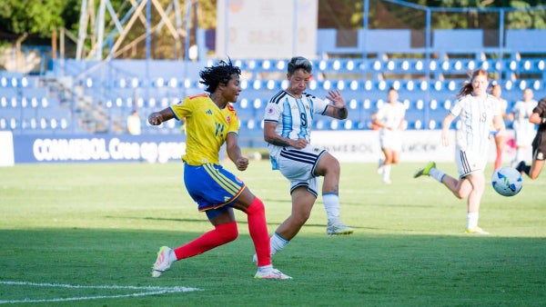 Colombia perdió con Argentina en la última fecha del Sudamericano femenino sub 20