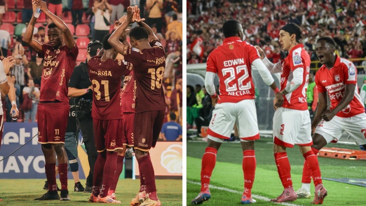Deportes Tolima y Santa Fe