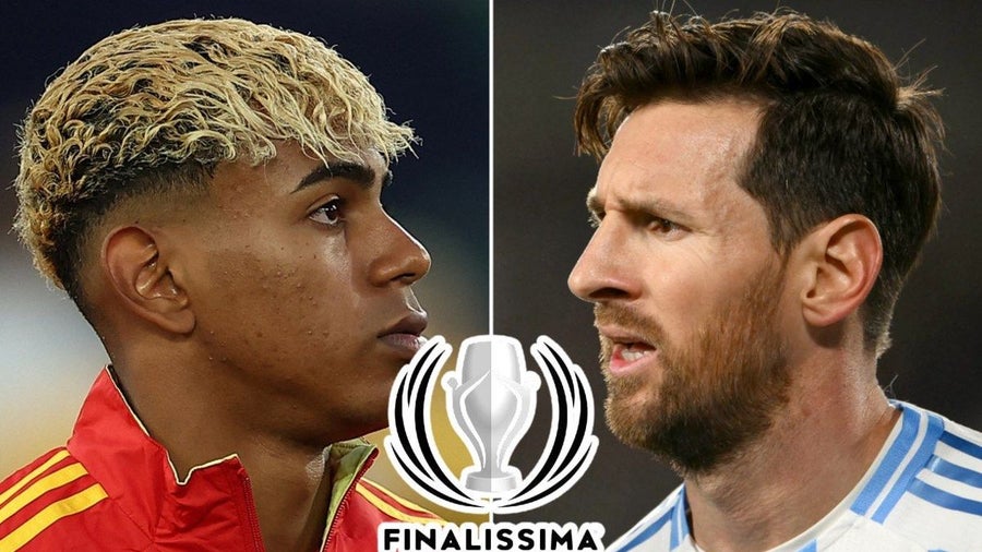 Lamine Yamal y Lionel Messi