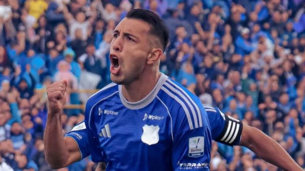 Rodrigo Contreras, delantero de Millonarios.