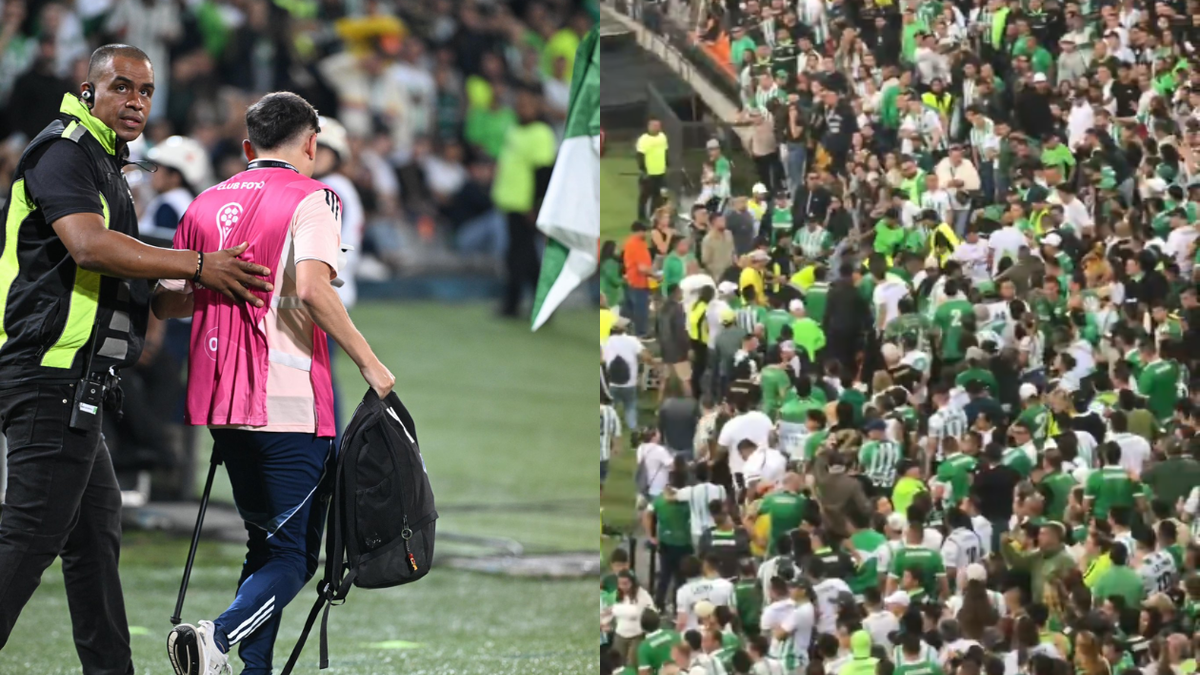 Hinchas de Nacional se desquitaron tras la eliminación ante Millonarios