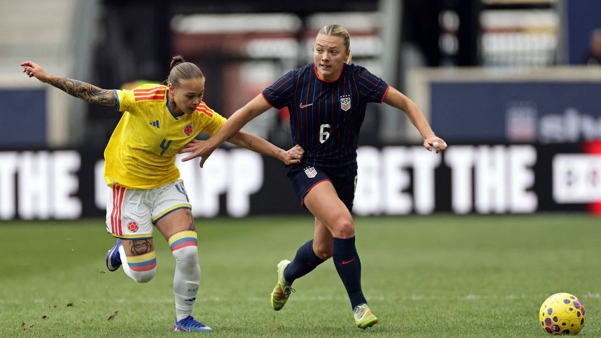 Gol de Estados Unidos contra Colombia por la SheBelieves Cup