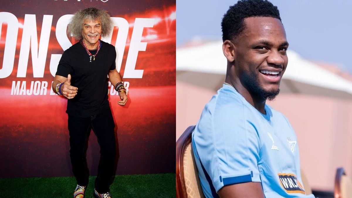 Carlos 'Pibe' Valderrama y Jhon Jáder Durán