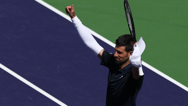 Djokovic triunfó y se encamina al título del Indian Wells