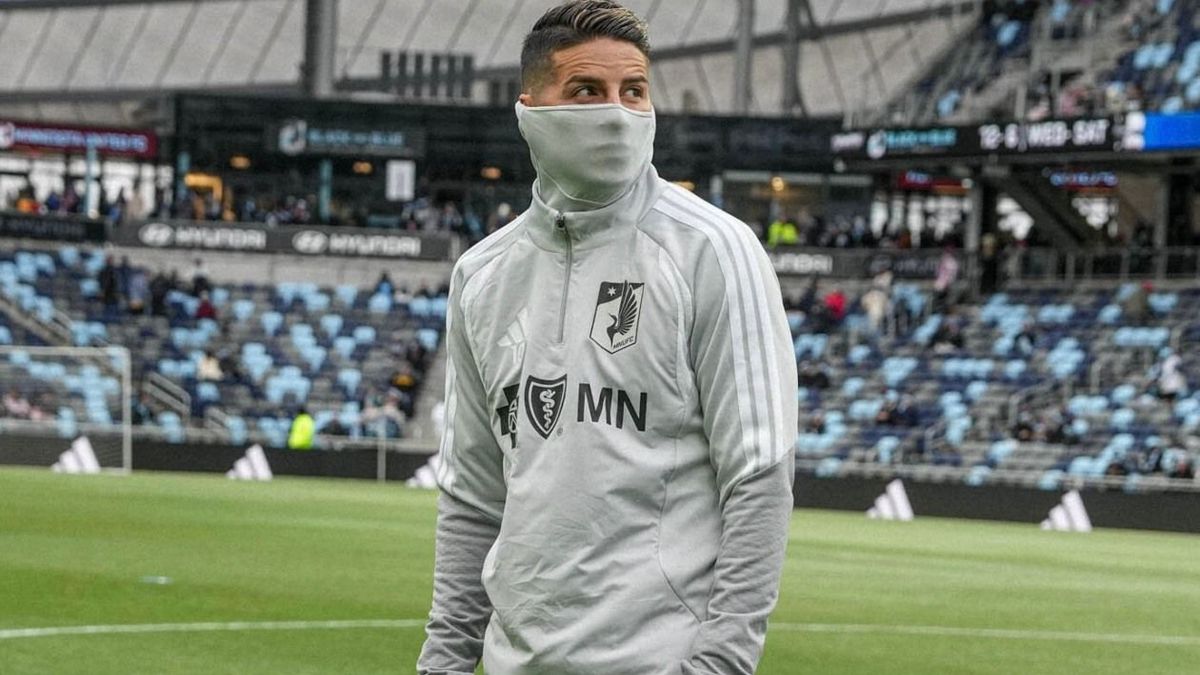 James Rodríguez con el Minnesota United