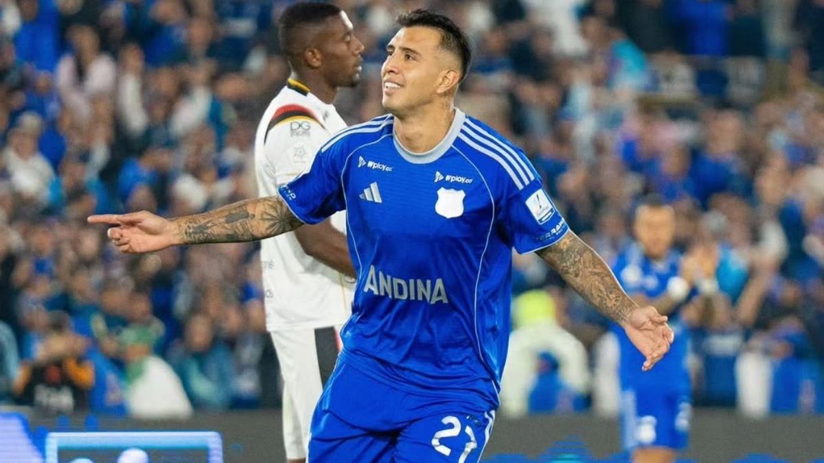 Rodrigo Contreras, delantero de Millonarios.