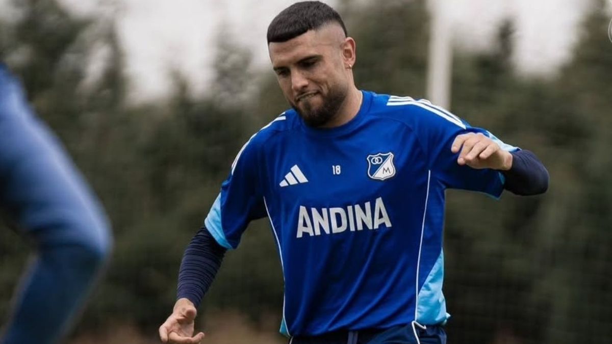 Rodrigo Ureña, jugador de Millonarios.