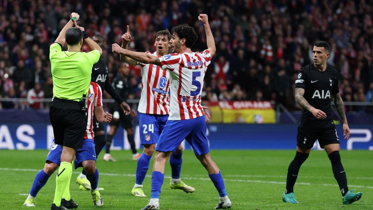 Atlético de Madrid le ganó a Tottenham por Champions League