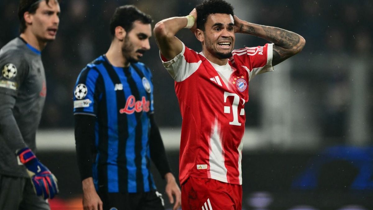 Luis Díaz en Champions League con el Bayern Múnich