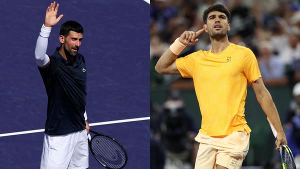 Alcaraz le mete presión a Djokovic en el Indian Wells y clasifica a octavos