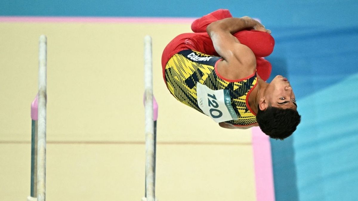 Ángel Barajas, gimnasta colombiano.