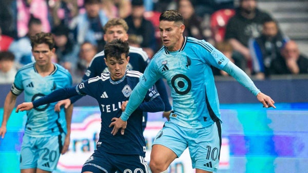 James Rodríguez: cuándo vuelve a jugar con Minnesota tras la goleada 6-0