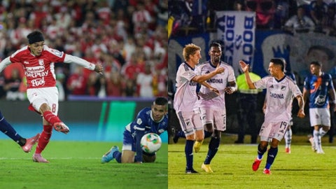El problema que tienen Millonarios y Santa Fe para clasificar en la ...