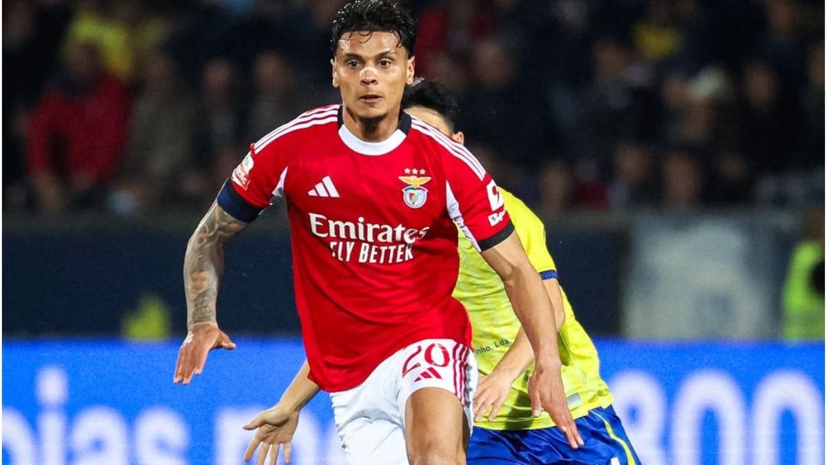 Richard Ríos, jugador del Benfica.