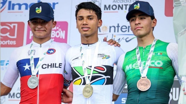 Juan Esteban Sánchez dio otra medalla de oro para Colombia en Panamericanos de Ciclismo