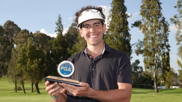 Juan Camilo Vesga, el golfista colombiano que brilla localmente y apunta al PGA Tour