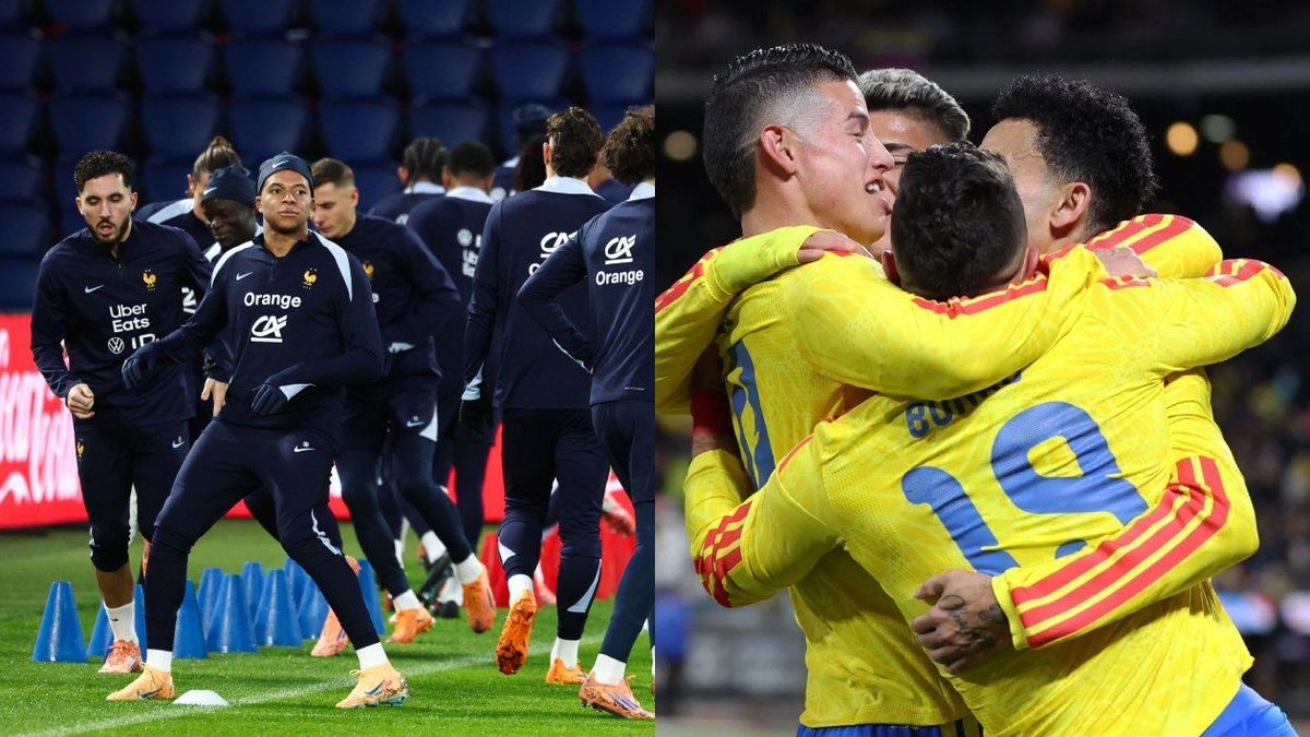 Francia vs Colombia por la Fecha FIFA de marzo