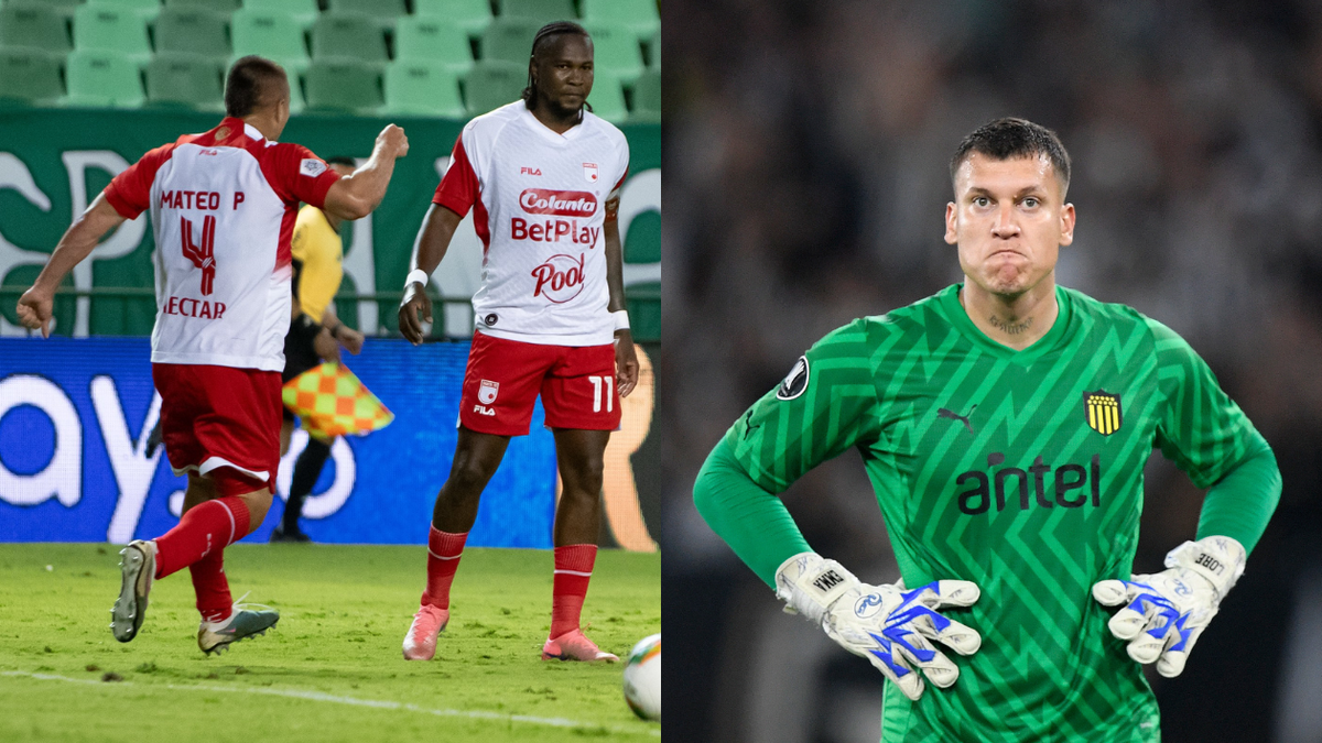 Washington Aguerre perjudicó a Peñarol y benefició a Santa Fe en Libertadores