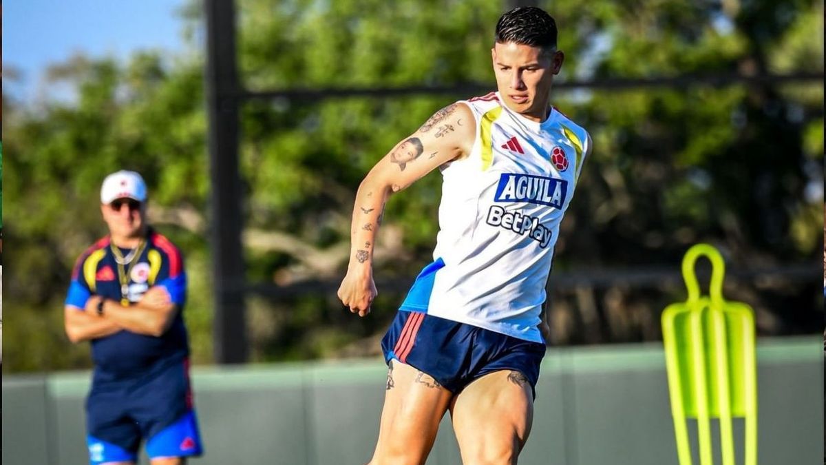 James Rodríguez, capitán de la Selección Colombia.