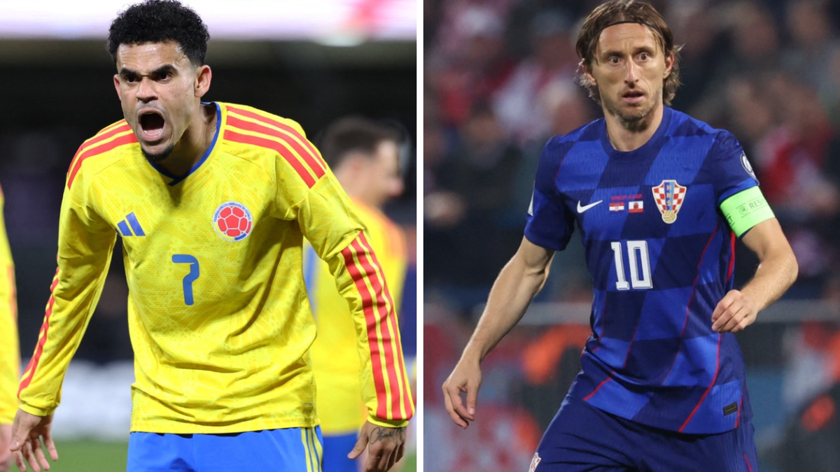 Luis Díaz y Luka Modrić con sus selecciones.