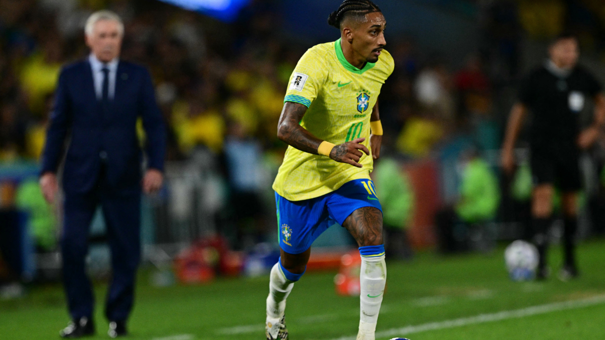 Raphinha con Brasil.