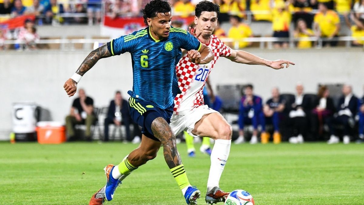 Richard Ríos, jugador de la Selección Colombia.