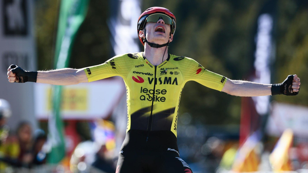 Vingegaard se hizo el sorprendido tras ganar la etapa 5 de la Vuelta a Cataluña
