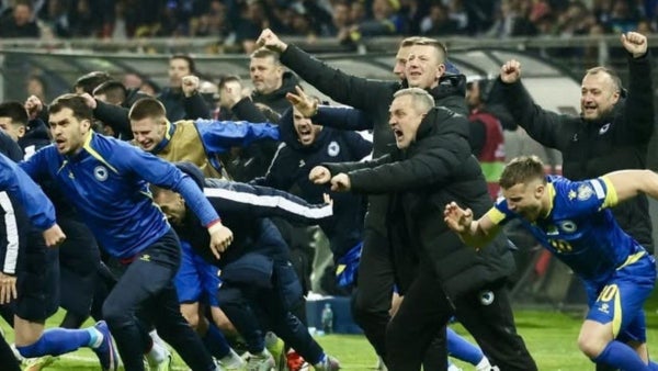 [VIDEO] ¡Locura total! Bosnia celebra su histórica clasificación al Mundial tras eliminar a Italia