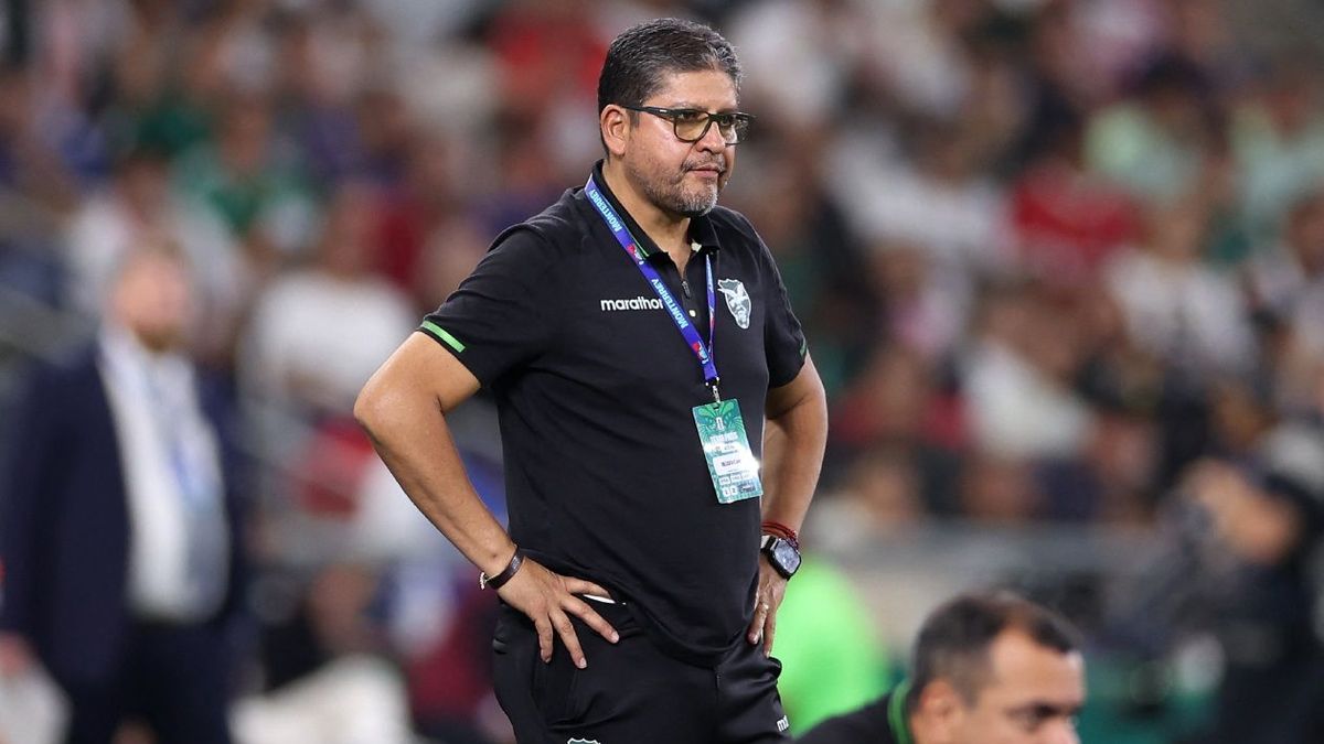 Óscar Villegas, entrenador de la selección de Bolivia