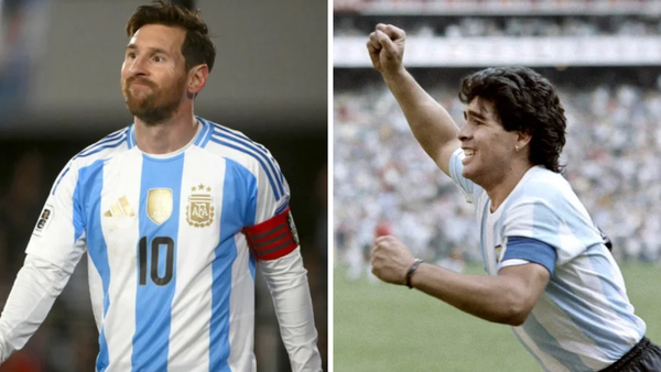 Radical afirmación sobre Messi y Maradona: