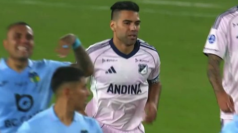 Falcao no está contento con Millonarios tras su amargo debut en Copa ...