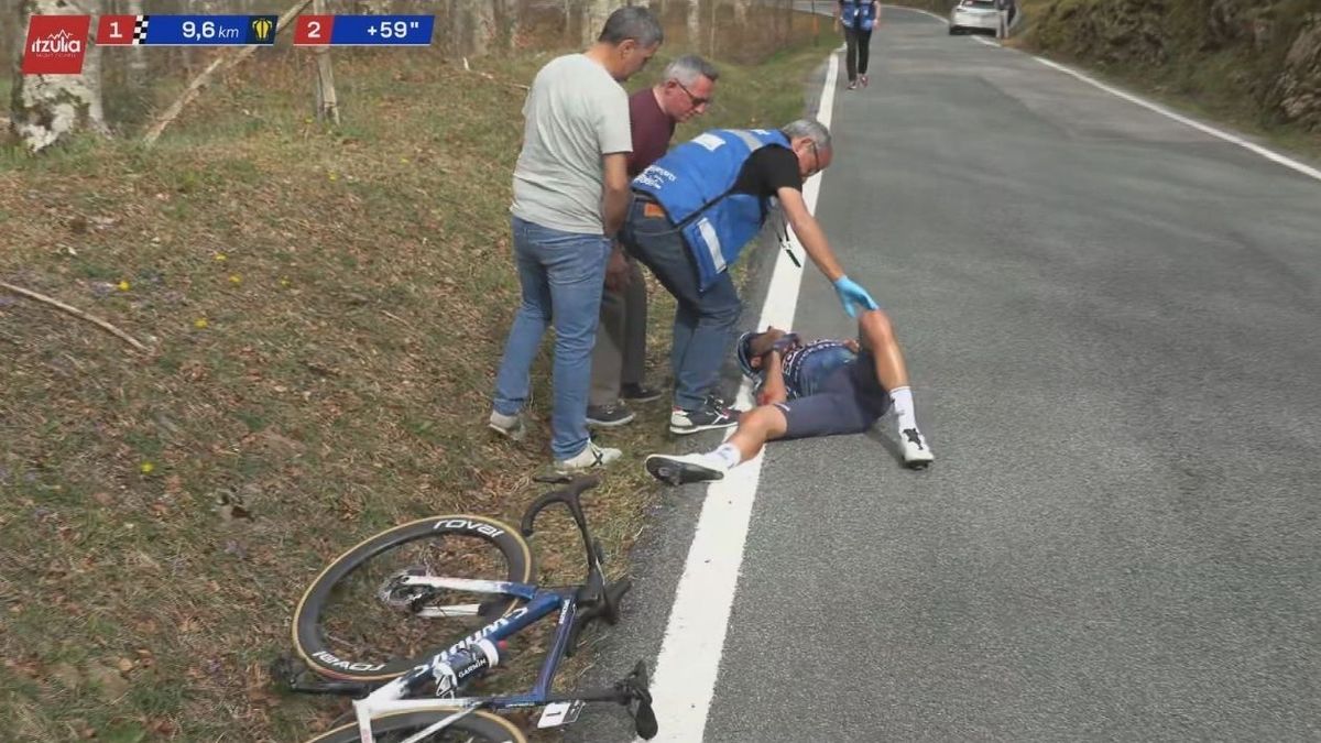 Mikel Landa, pedalista español.