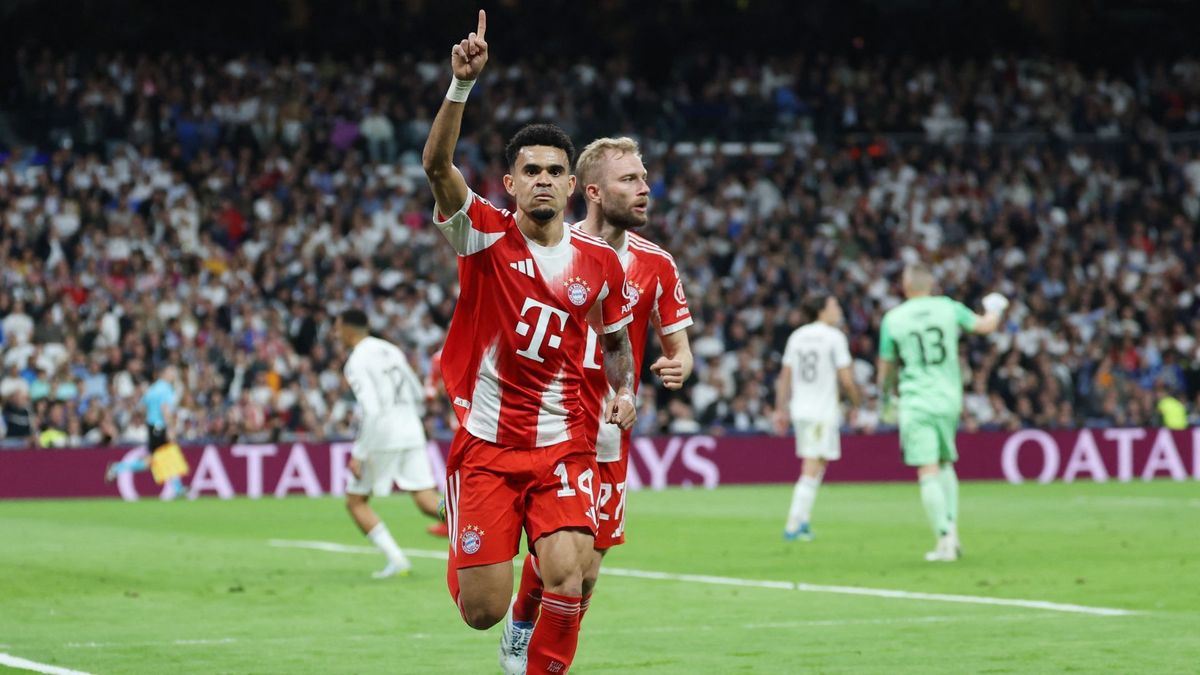 Gol de Luis Díaz con Bayern Múnich vs. Real Madrid