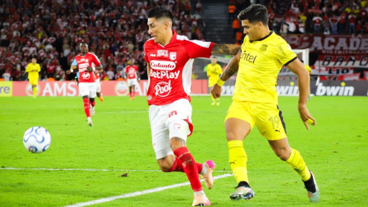 Agónico empate entre santa Fe y Peñarol en la Copa Libertadores