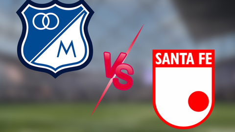 EN VIVO Liga BetPlay: Millonarios vs. Santa Fe - minuto a minuto y goles