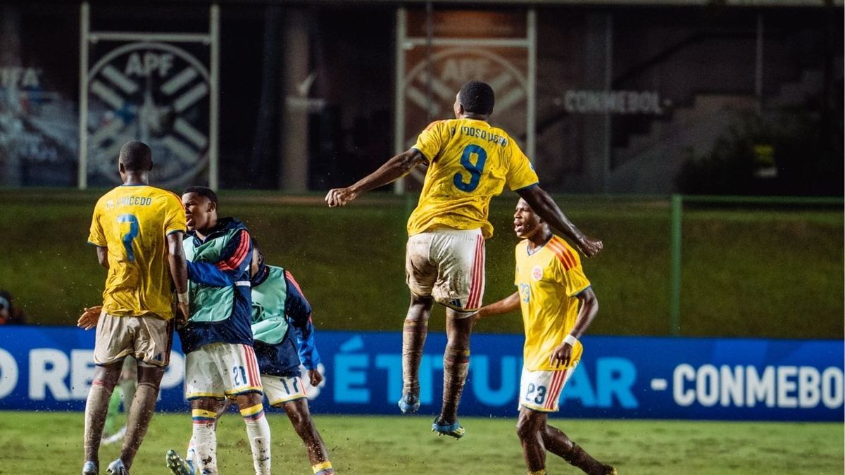 Adrián Mosquera marcó para Colombia Vs Brasil