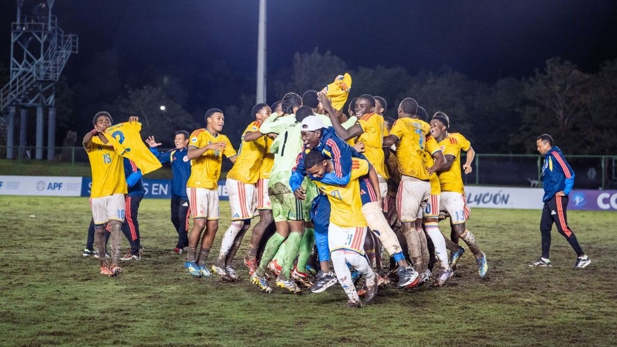 Selección Colombia sub 17 en el Sudamericano