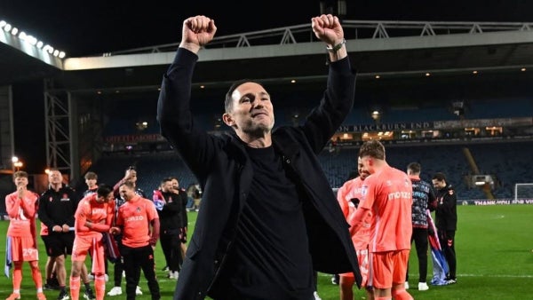 Emotivo regreso a la Premier League: así fue la celebración de Frank Lampard