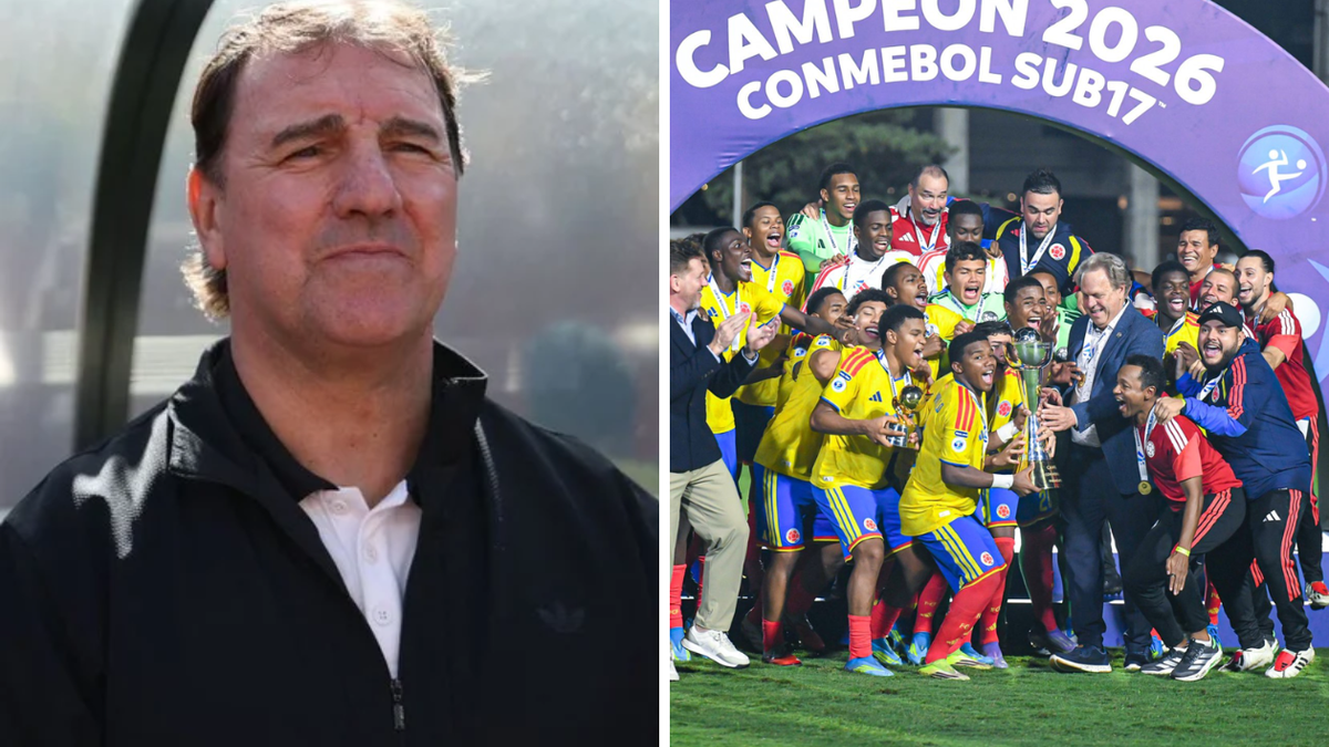 Néstor Lorenzo y Colombia Sub 17.